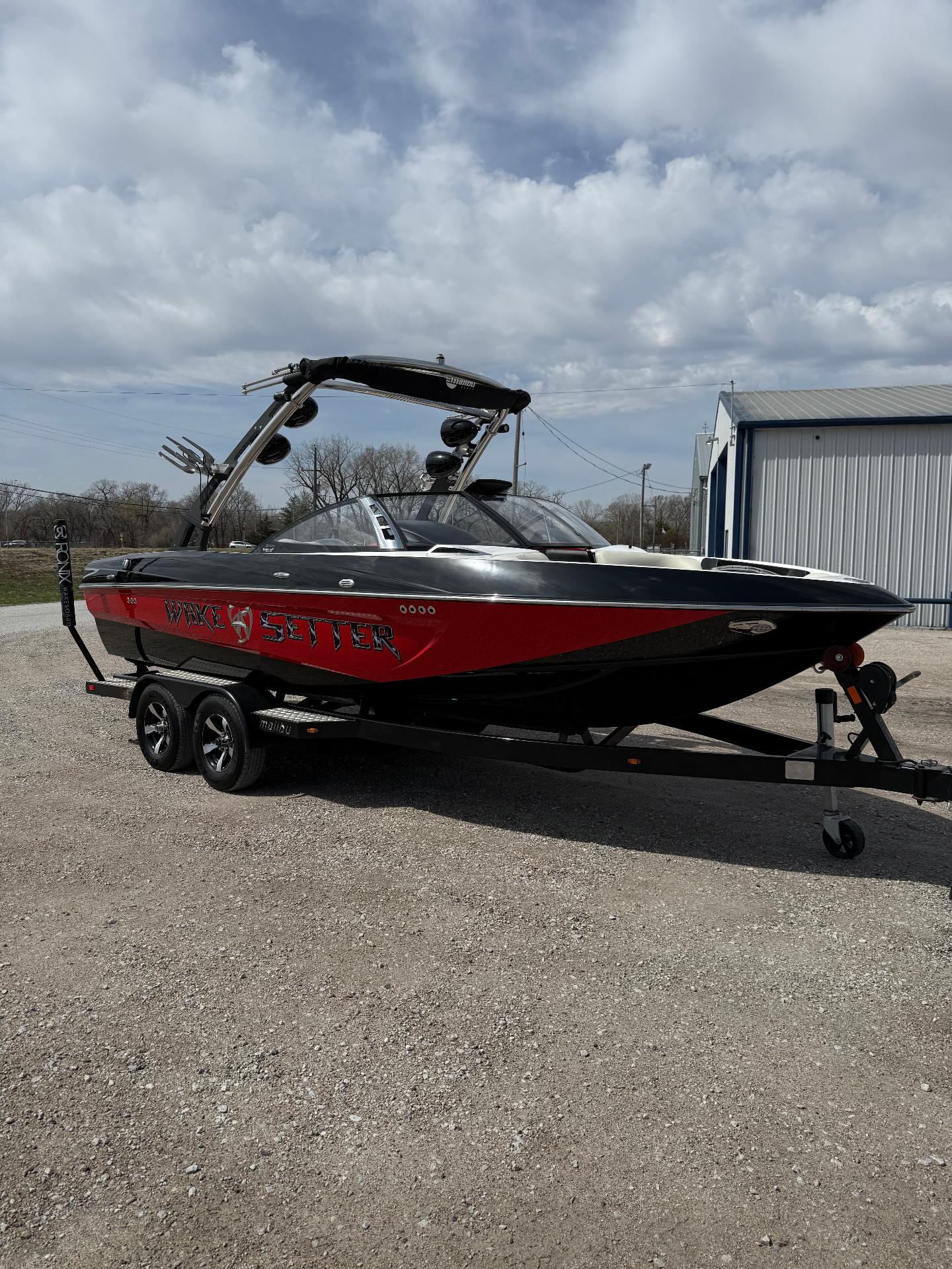 Red and black Malibu Wakesetter